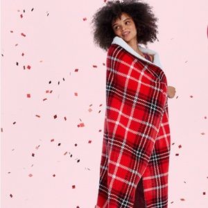 VS PINK Plaid Blanket